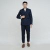 DOUBLE BREASTED SLIM FIT SUIT NAVY