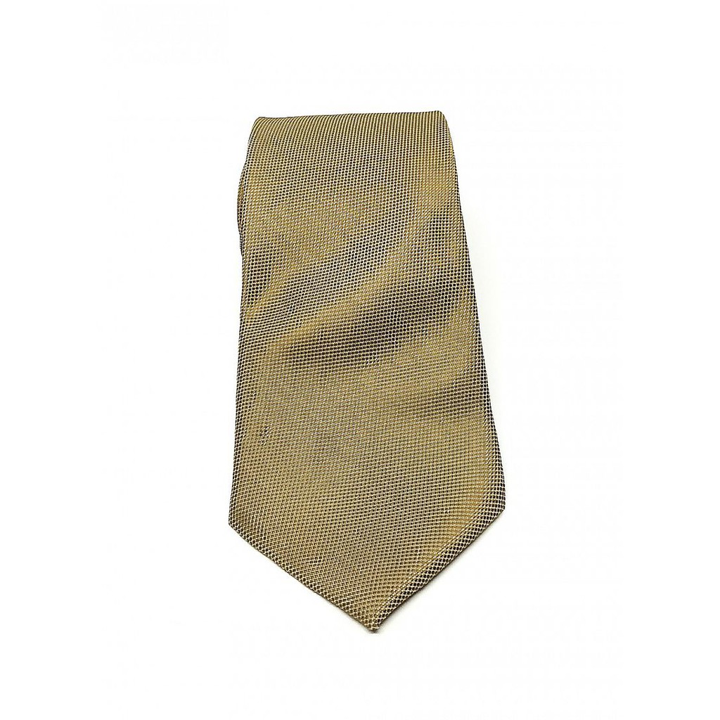 BROWN YELLOW GOLD NECK TIE