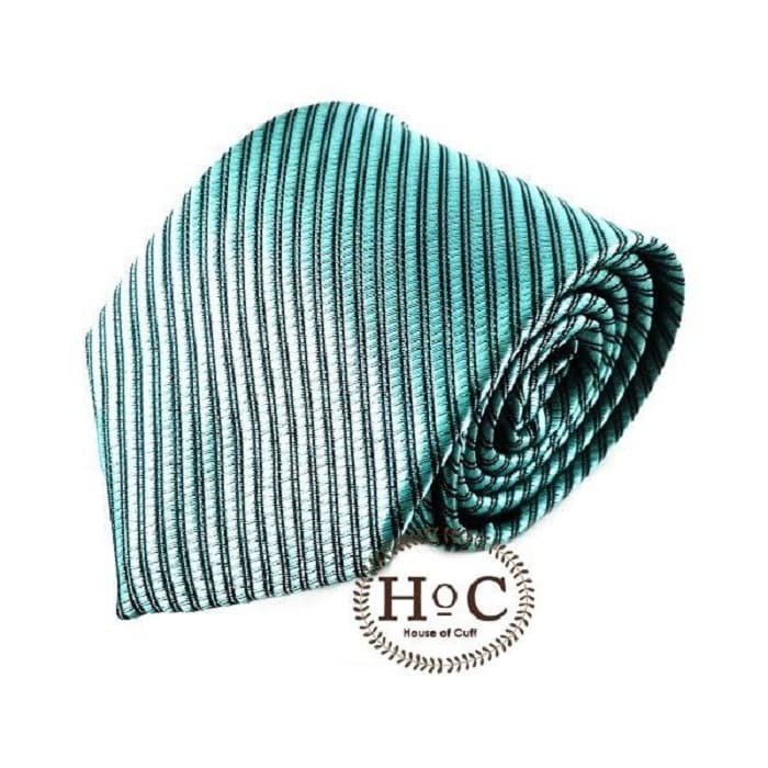 DARK TURQUOISE LISTED TIE